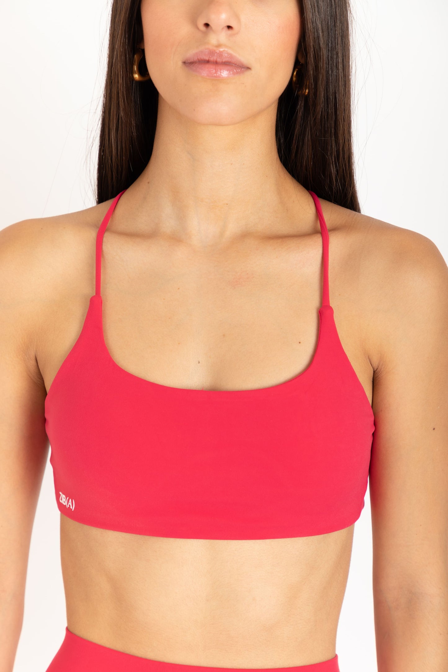 INFINITY SPORTS BRA CHERRY RED