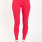 INFINITY LEGGINGS CHERRY RED