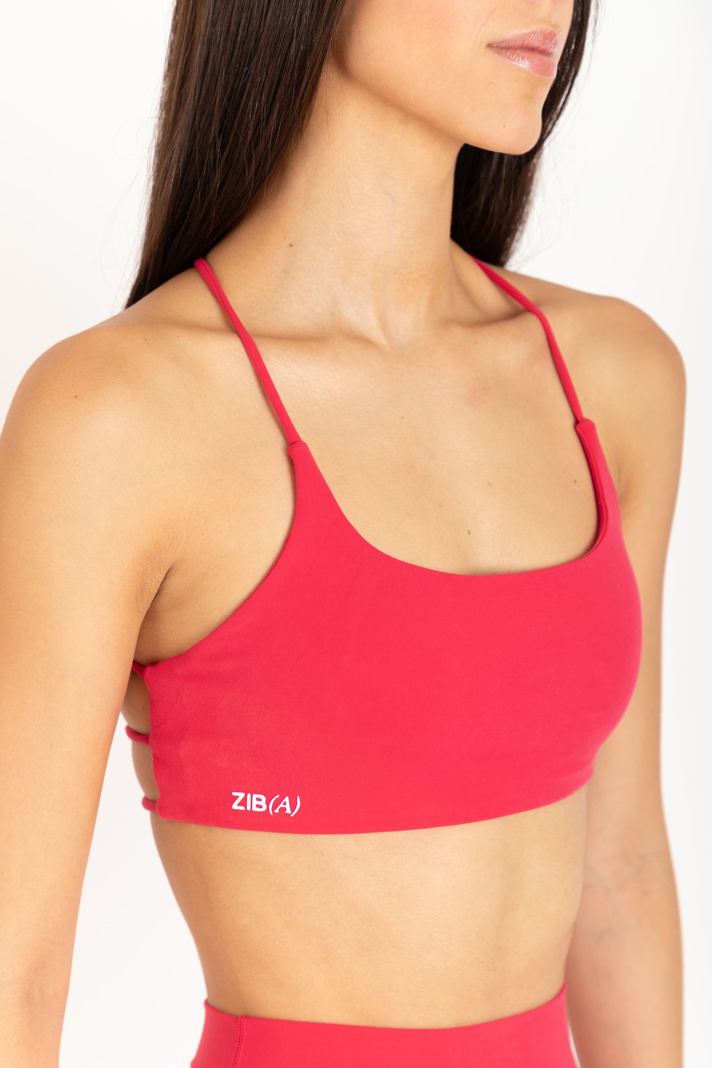 INFINITY SPORTS BRA CHERRY RED