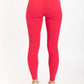 INFINITY LEGGINGS CHERRY RED