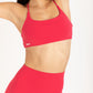 INFINITY SPORTS BRA CHERRY RED