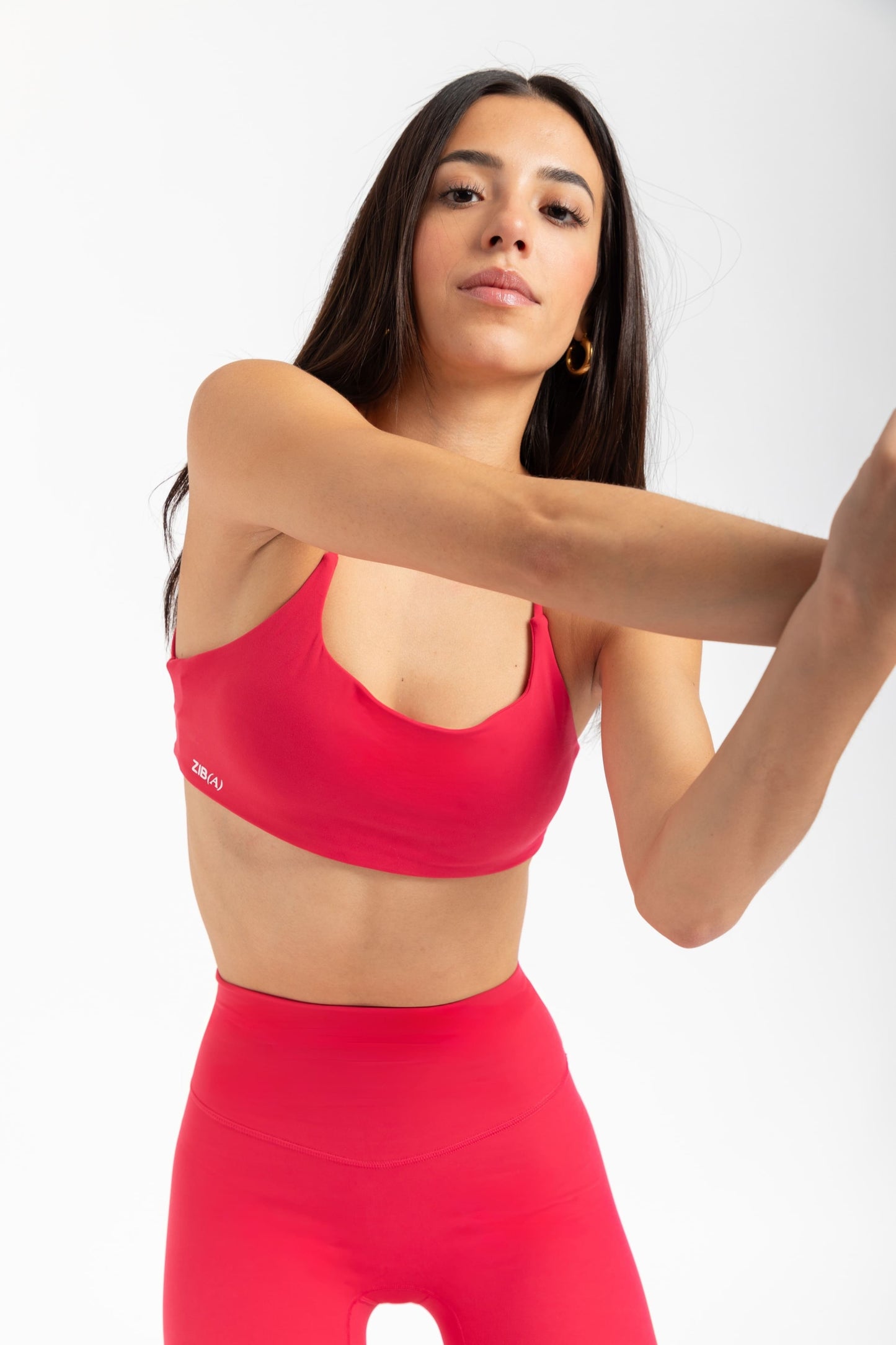 INFINITY SPORTS BRA CHERRY RED